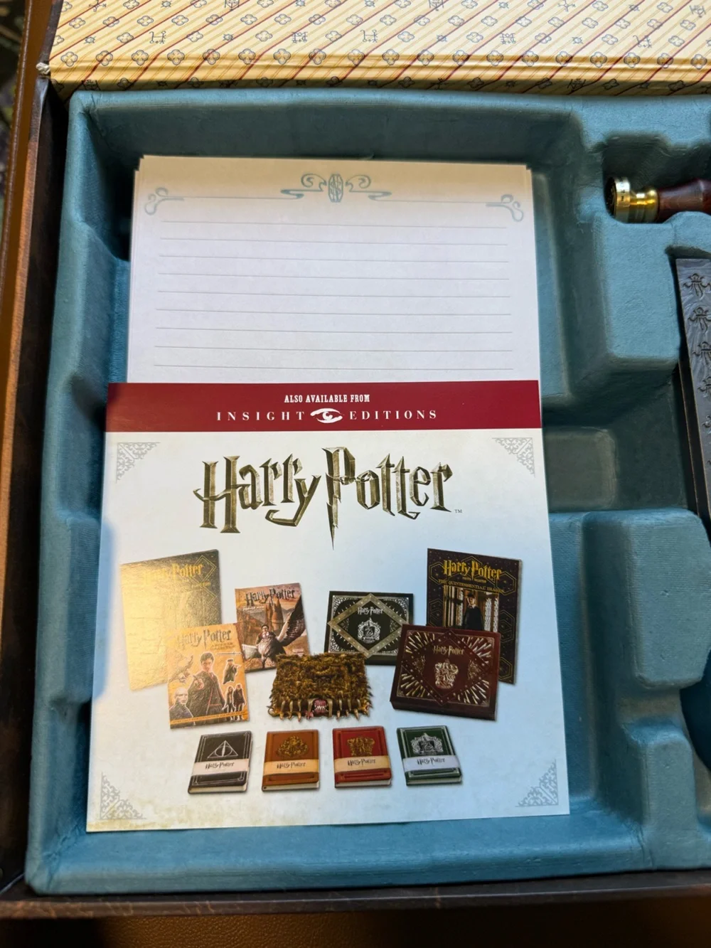 Newt Scamander Wax Seal Kit with Journal & paperweight - NEW IN DECORATIVE BOX